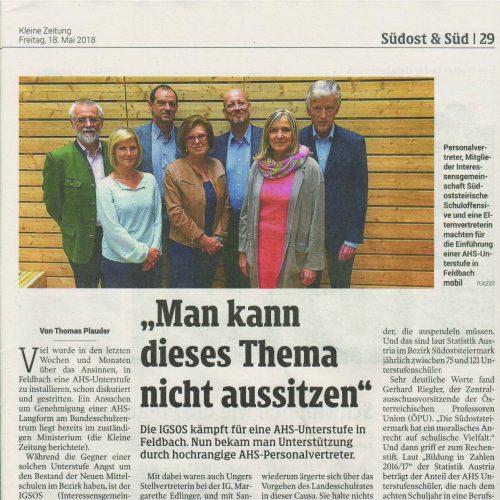 PK Feldbach Kl. Zeitung 18.5.2018